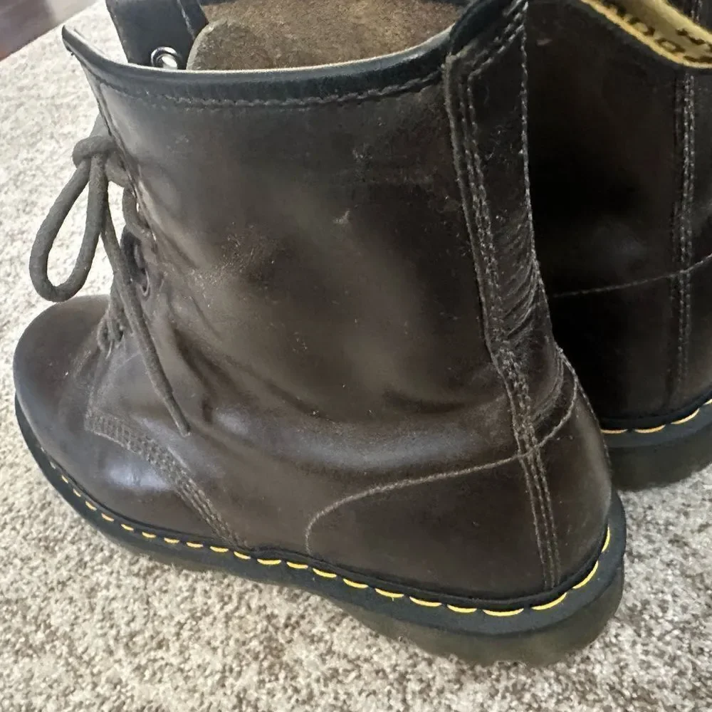 Dr. Marten’s Chocolate Brown Combat Boots 13